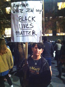 Penny Rosenwasser at Black Lives Matter rally