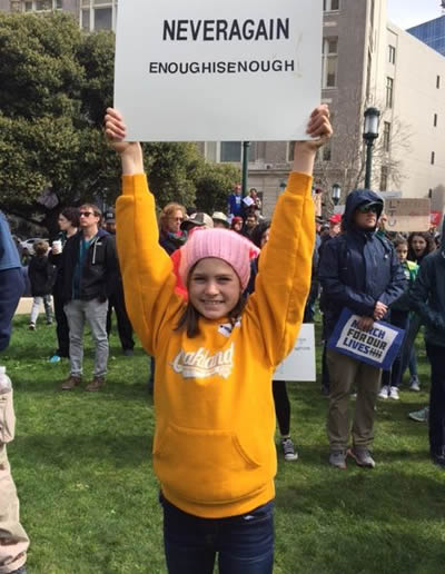 Never again - from March for our Lives, March 2018